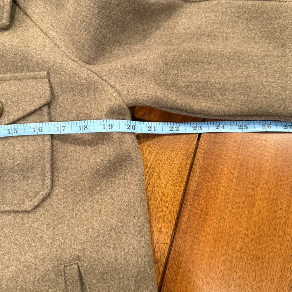 Avec‎ Les Filles Felted Zip Shacket Coat Oatmeal Brown Small Fall Anthropologie - Picture 11 of 16